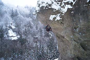 Climbing in cold weather 