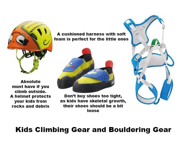 Kids climbing and bouldering tips